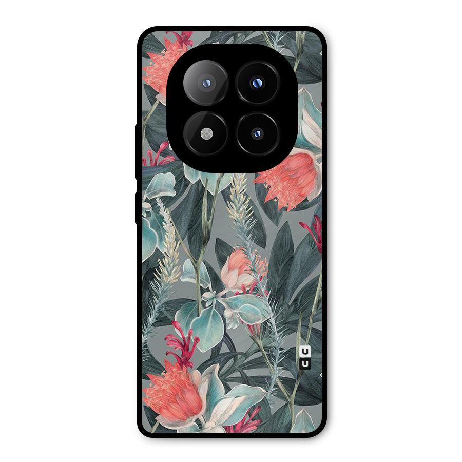 Colored Petals Metal Back Case for Redmi Note 14 Pro Plus 5G