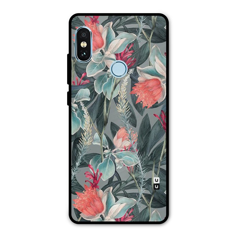 Colored Petals Metal Back Case for Redmi Note 5 Pro
