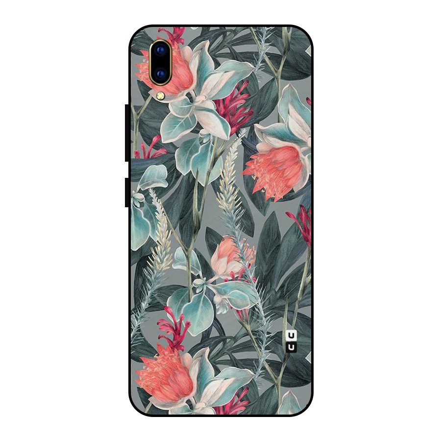 Colored Petals Metal Back Case for Vivo V11 Pro