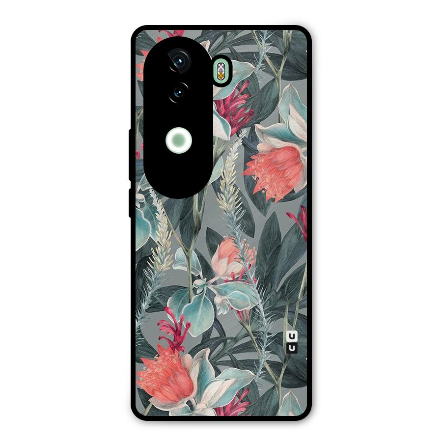 Colored Petals Metal Back Case for Vivo V40e