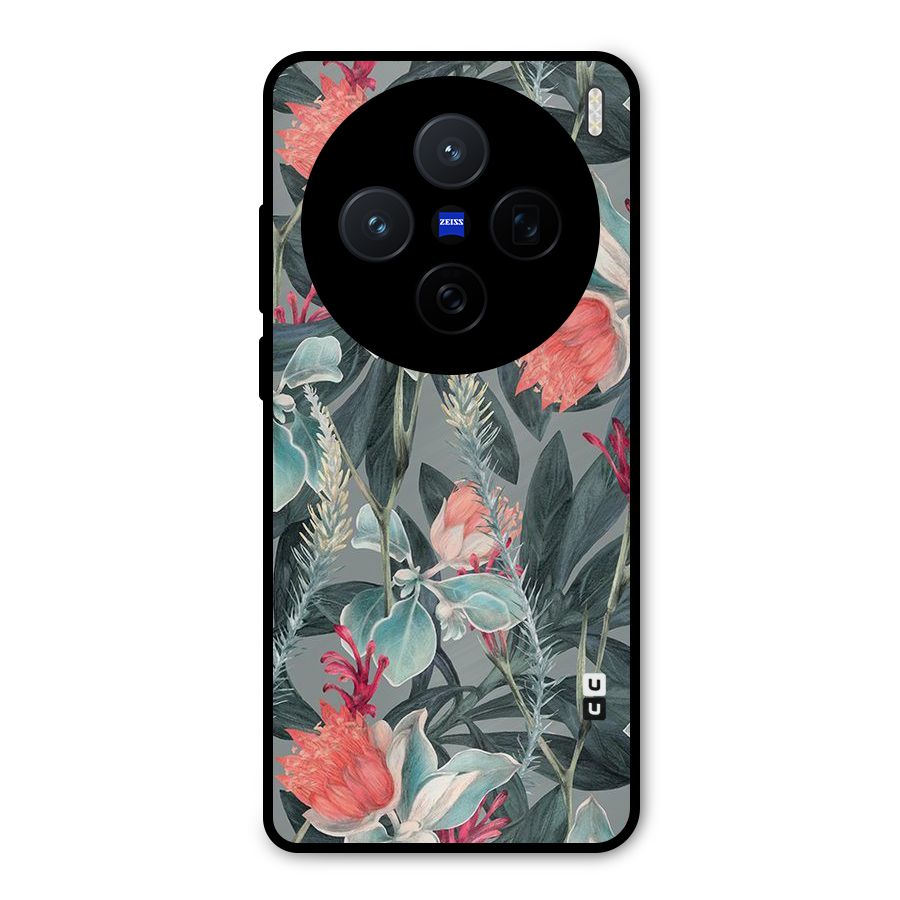 Colored Petals Metal Back Case for Vivo X200