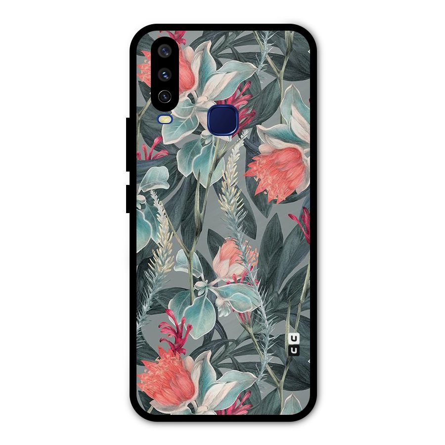 Colored Petals Metal Back Case for Vivo Y15