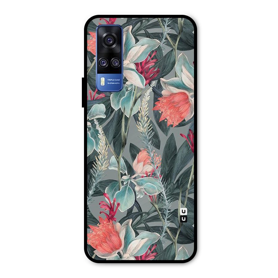 Colored Petals Metal Back Case for Vivo Y31