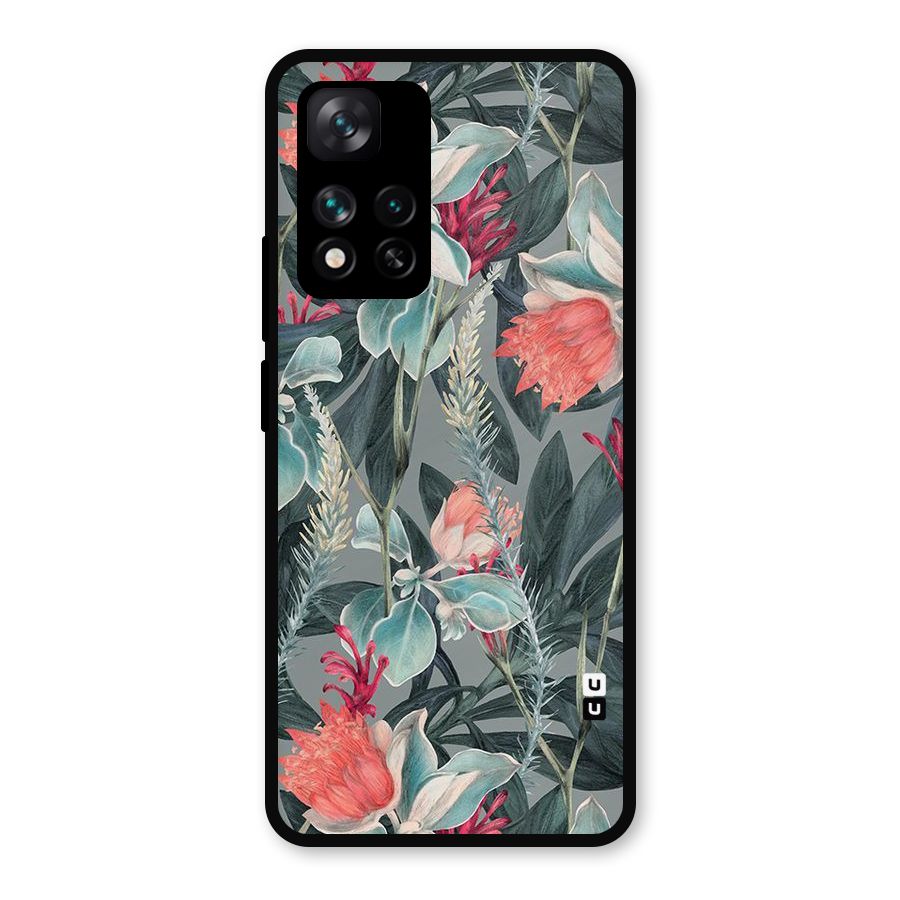 Colored Petals Metal Back Case for Xiaomi 11i Hypercharge 5G