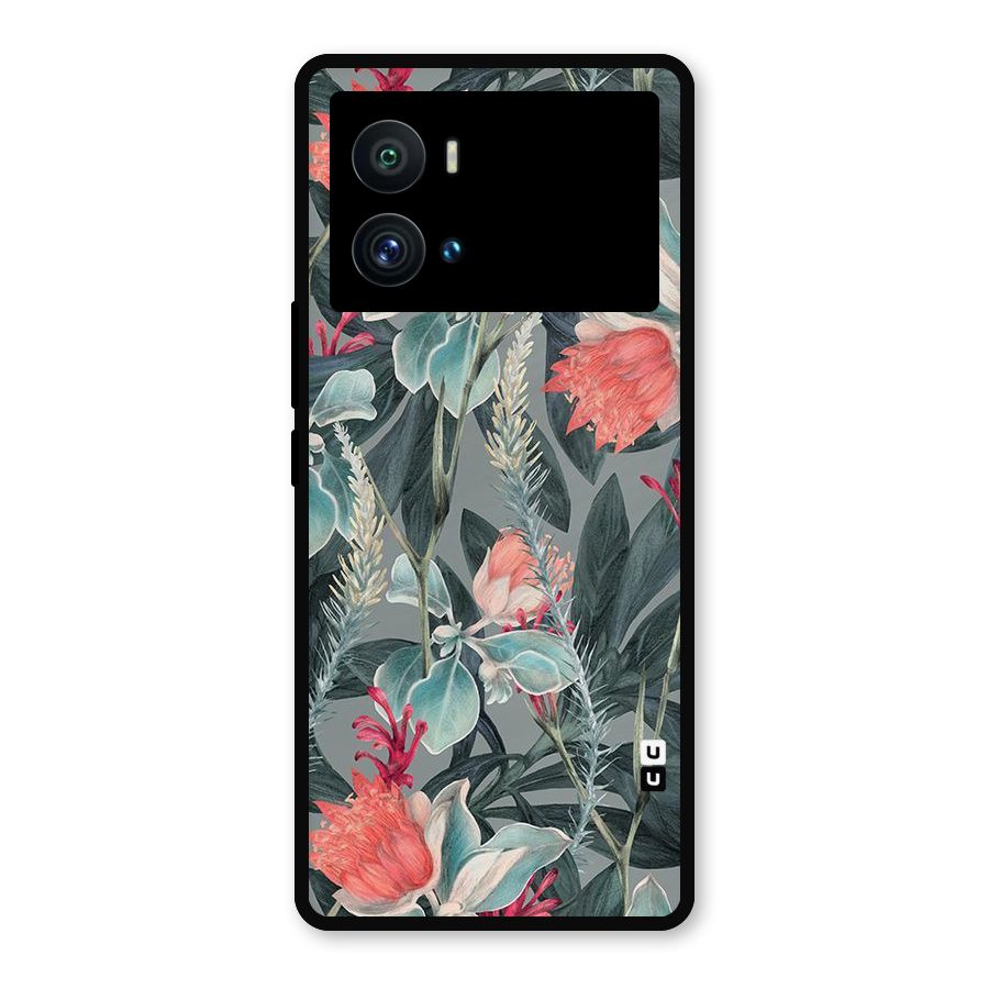 Colored Petals Metal Back Case for iQOO 9 Pro