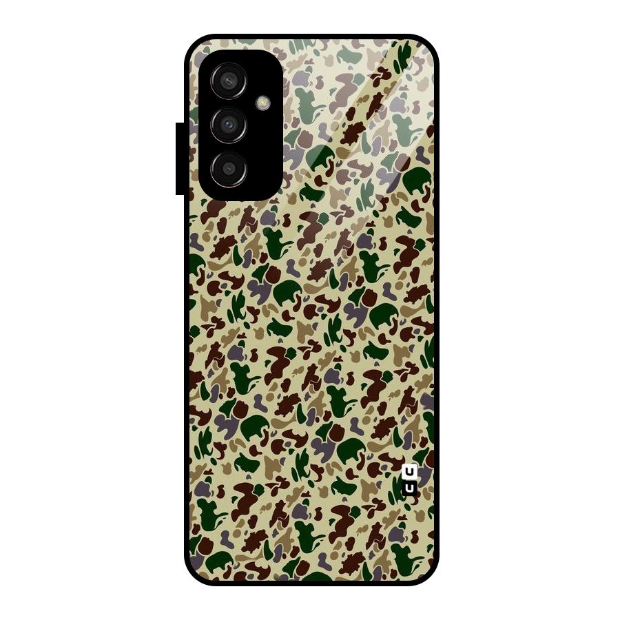 Colored Shapes Glass Back Case for Galaxy F13