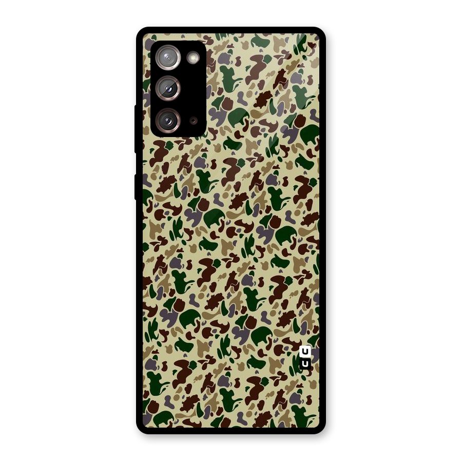 Colored Shapes Glass Back Case for Galaxy Note 20