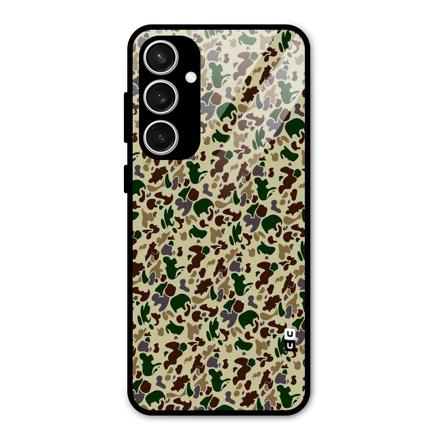 Colored Shapes Glass Back Case for Galaxy S23 FE