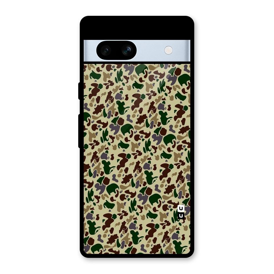 Colored Shapes Glass Back Case for Google Pixel 7a