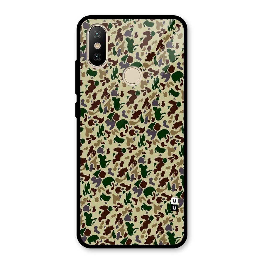 Colored Shapes Glass Back Case for Redmi A2