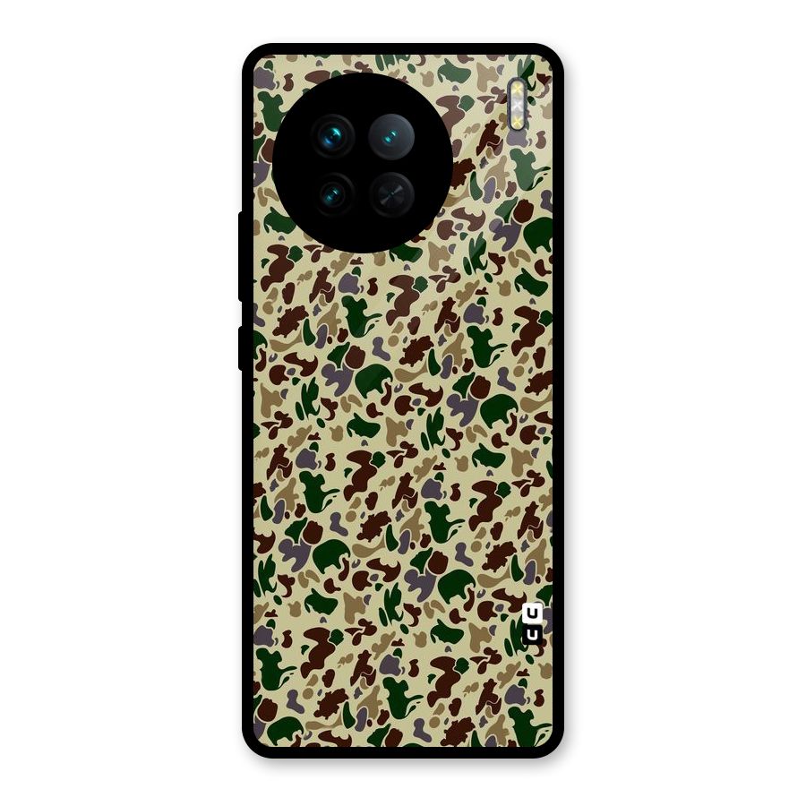 Colored Shapes Glass Back Case for Vivo X90