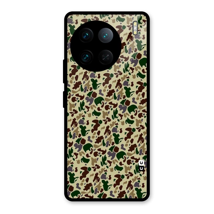 Colored Shapes Glass Back Case for Vivo X90 Pro
