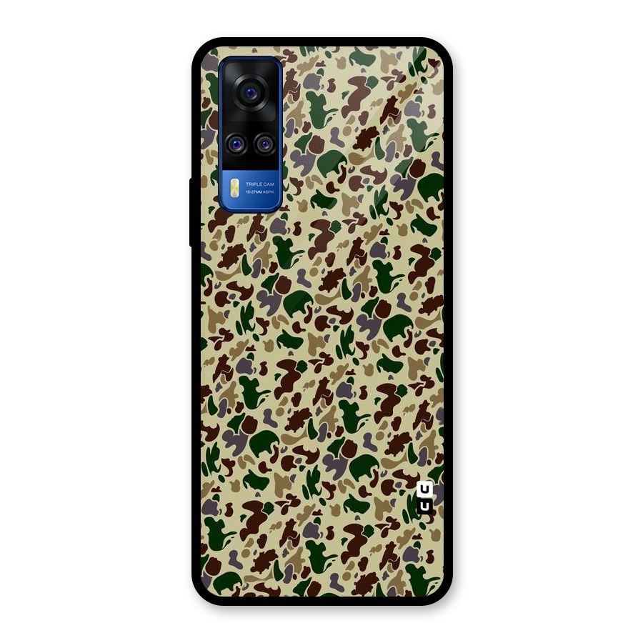 Colored Shapes Glass Back Case for Vivo Y31