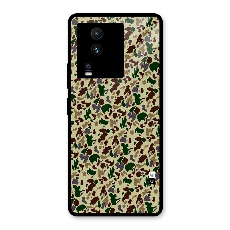 Colored Shapes Glass Back Case for Vivo iQOO Neo 7