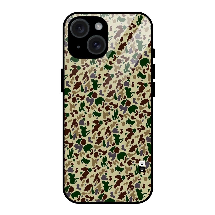 Colored Shapes Glass Back Case for iPhone 15