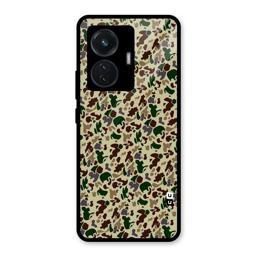 Colored Shapes Glass Back Case for iQOO Z6 44W