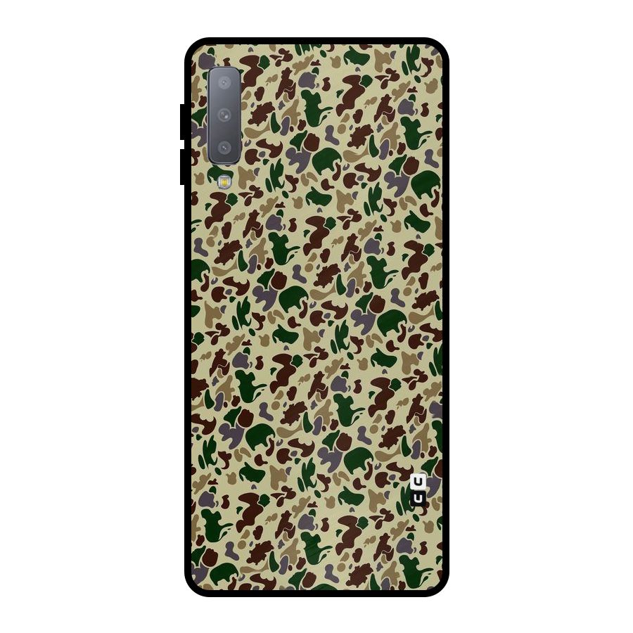 Colored Shapes Metal Back Case for Galaxy A7 (2018)