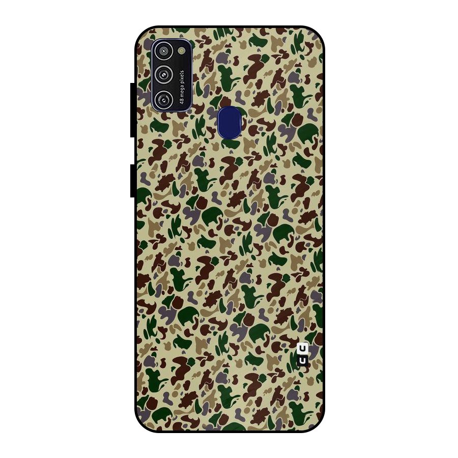 Colored Shapes Metal Back Case for Galaxy M21