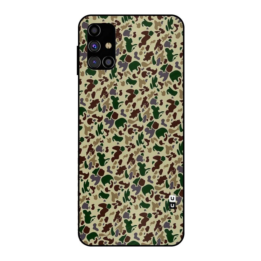 Colored Shapes Metal Back Case for Galaxy M31s