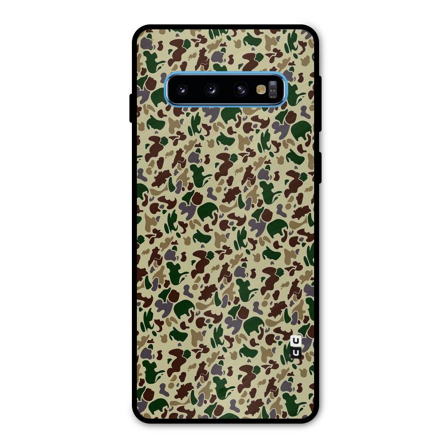 Colored Shapes Metal Back Case for Galaxy S10