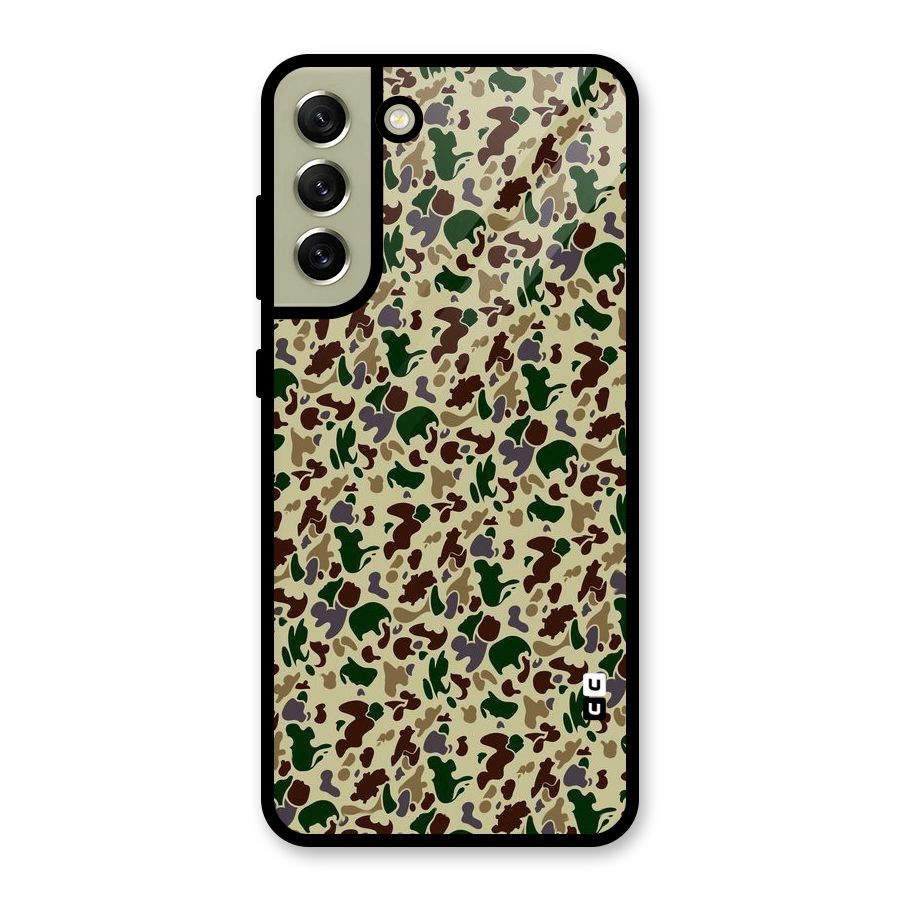 Colored Shapes Metal Back Case for Galaxy S21 FE 5G (2023)