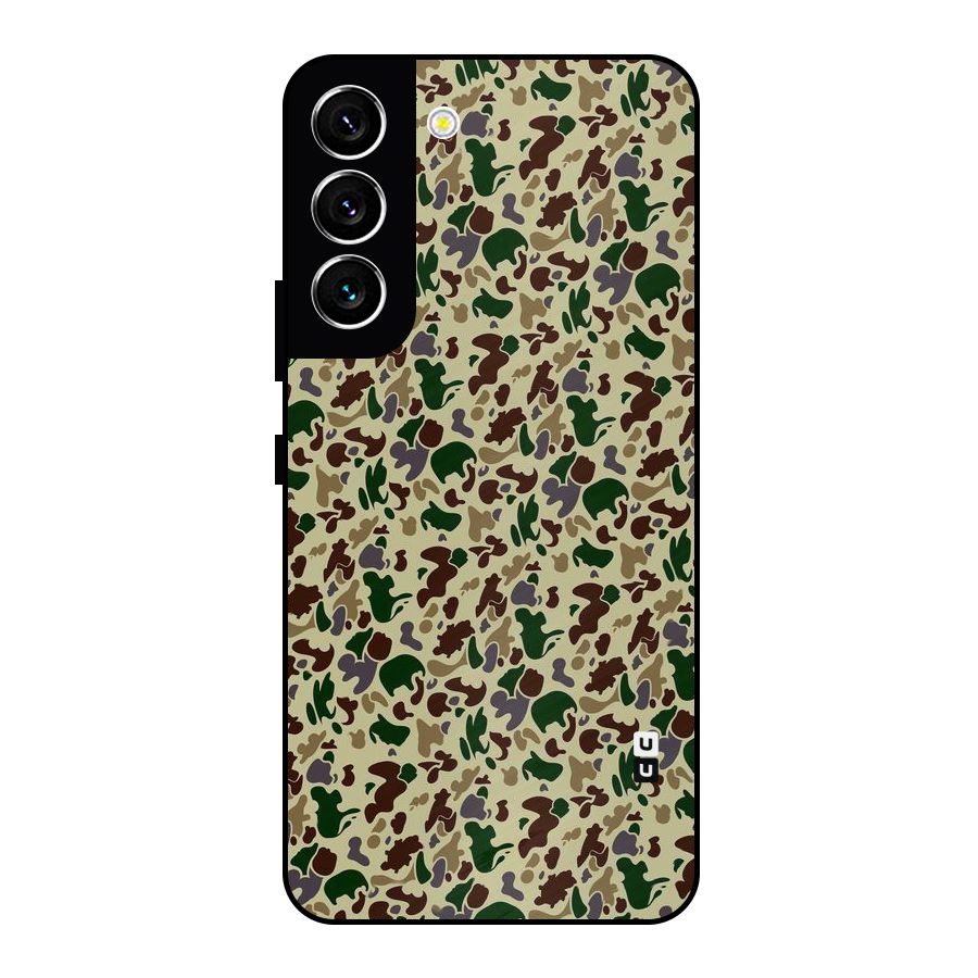 Colored Shapes Metal Back Case for Galaxy S22 5G