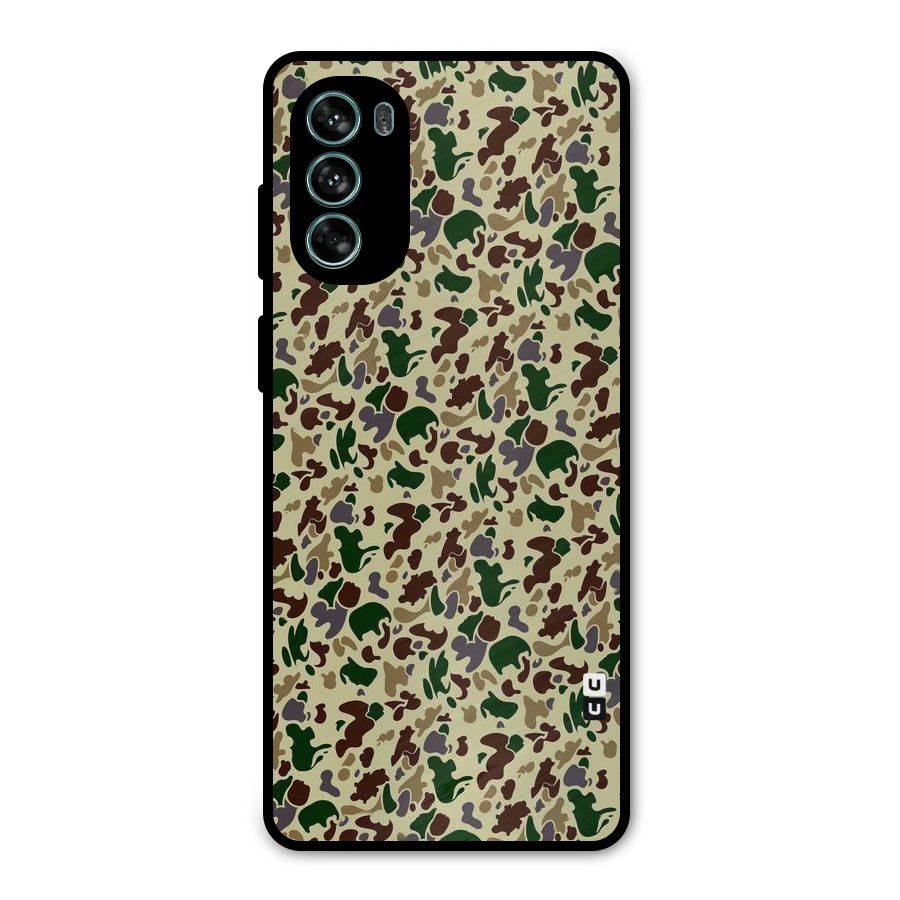 Colored Shapes Metal Back Case for Moto G62