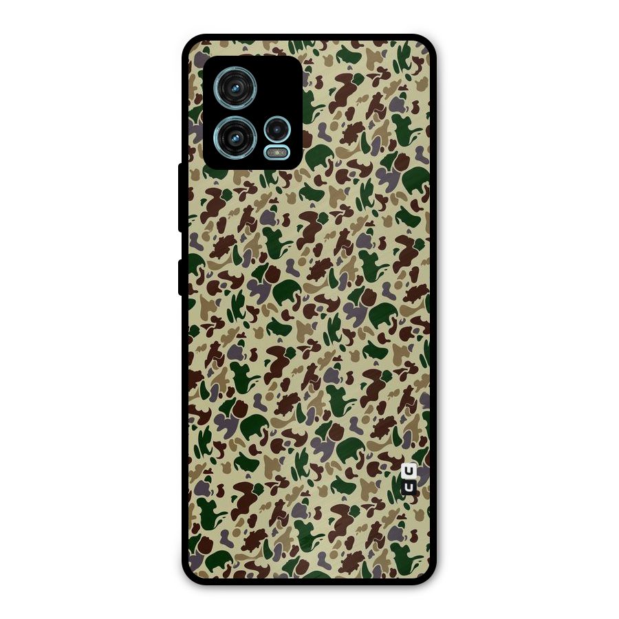 Colored Shapes Metal Back Case for Moto G72