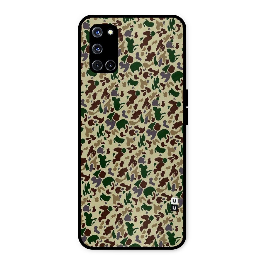 Colored Shapes Metal Back Case for Oppo A52
