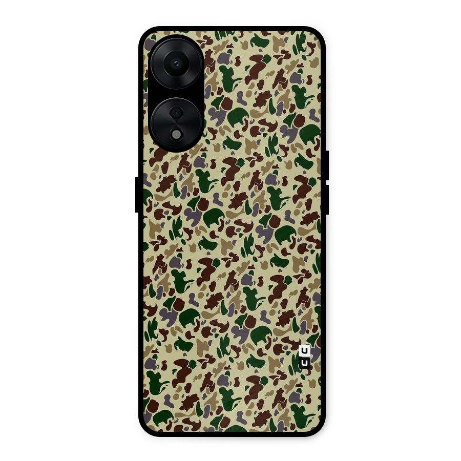 Colored Shapes Metal Back Case for Oppo A78 5G