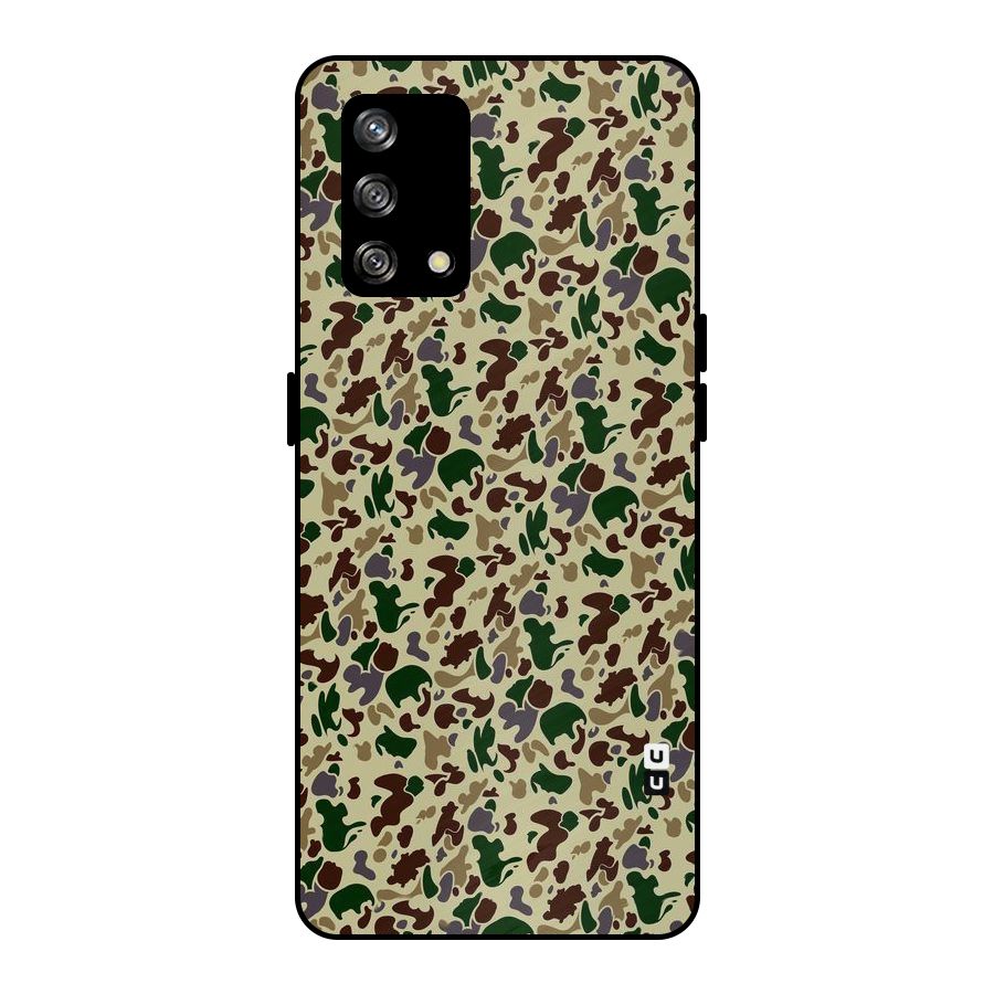 Colored Shapes Metal Back Case for Oppo F19