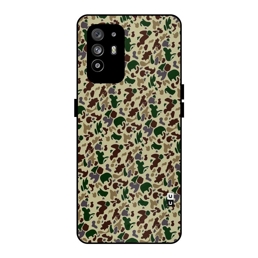 Colored Shapes Metal Back Case for Oppo F19 Pro Plus 5G