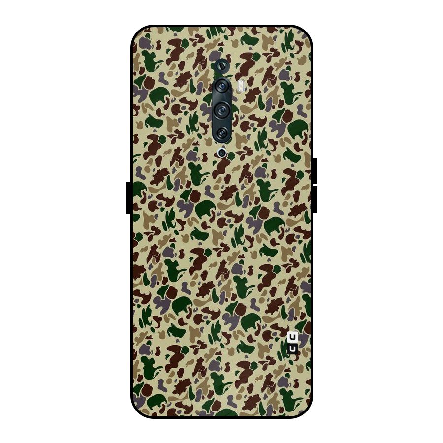 Colored Shapes Metal Back Case for Oppo Reno2 Z