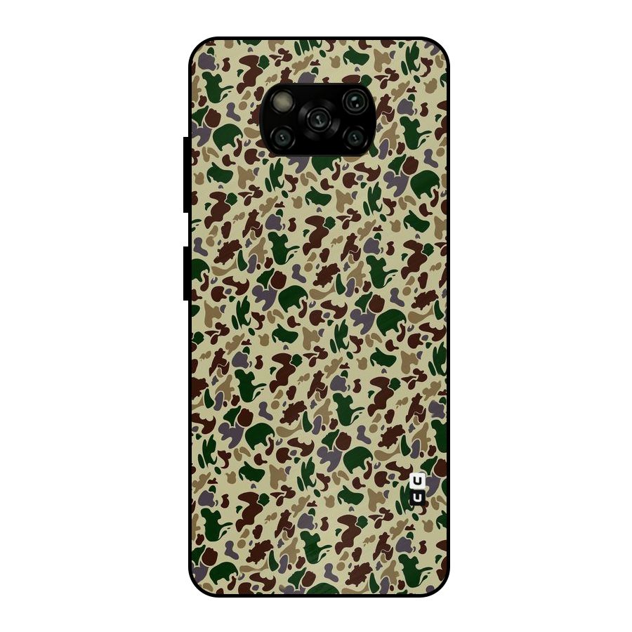 Colored Shapes Metal Back Case for Poco X3