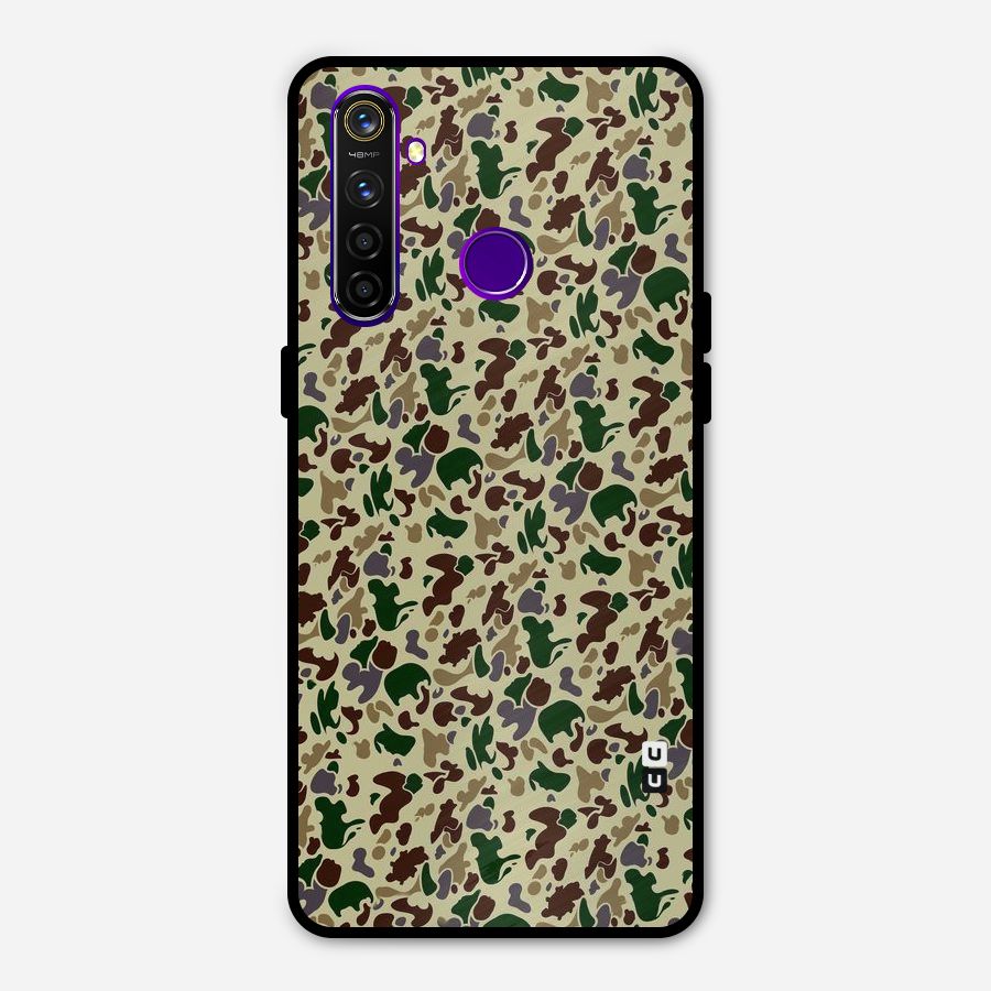 Colored Shapes Metal Back Case for Realme 5 Pro