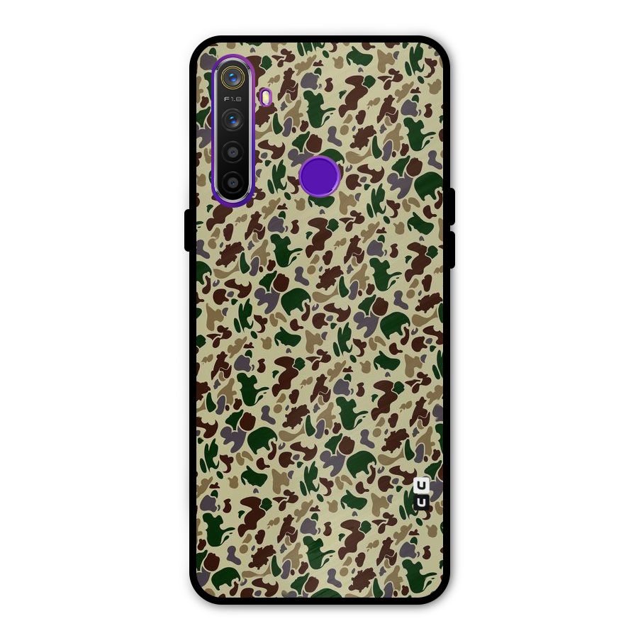 Colored Shapes Metal Back Case for Realme Narzo 10