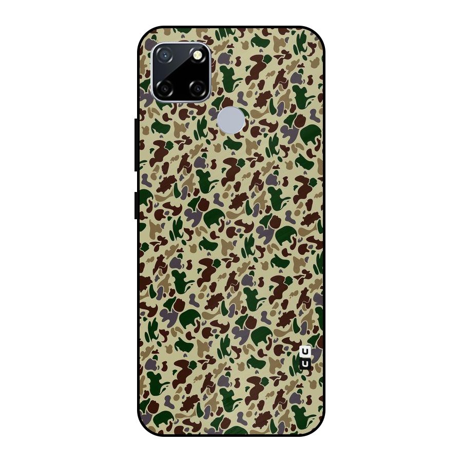 Colored Shapes Metal Back Case for Realme Narzo 20
