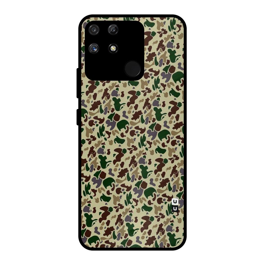 Colored Shapes Metal Back Case for Realme Narzo 50A
