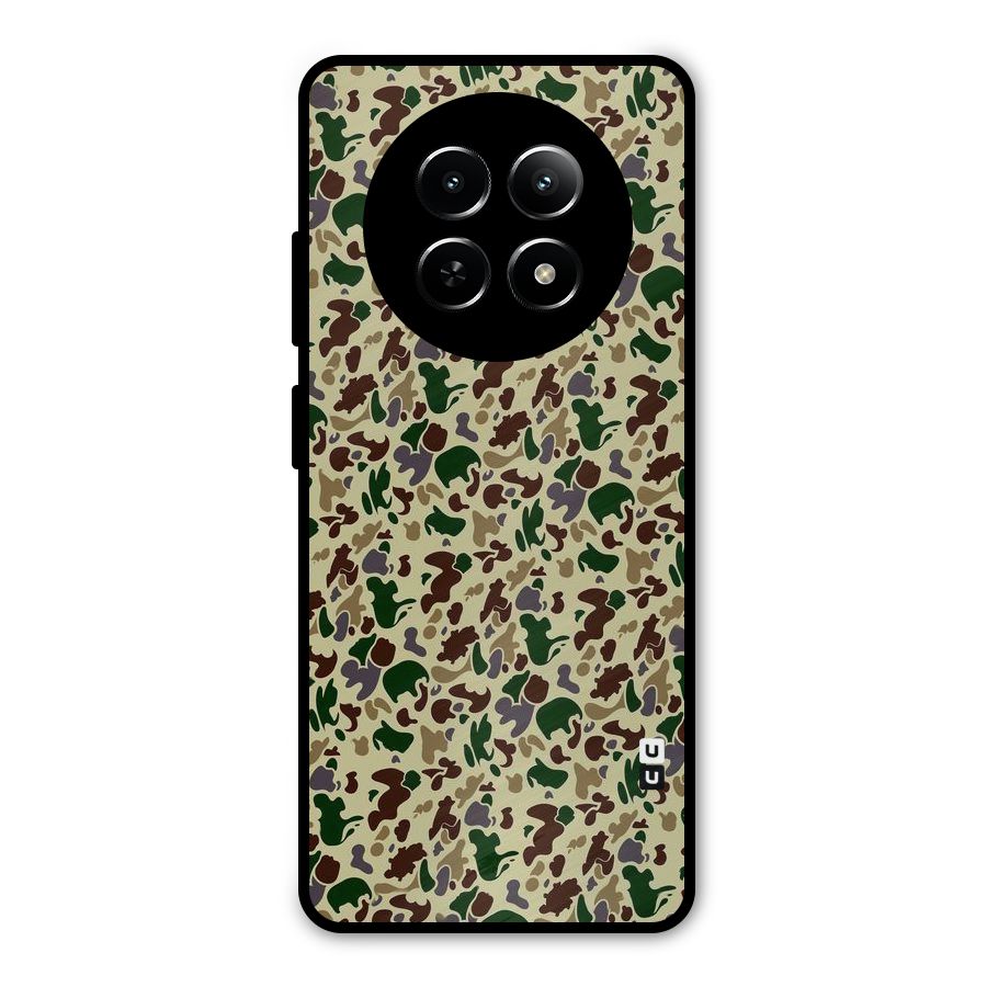 Colored Shapes Metal Back Case for Realme Narzo 70x 5G