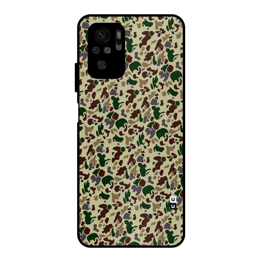 Colored Shapes Metal Back Case for Redmi Note 10