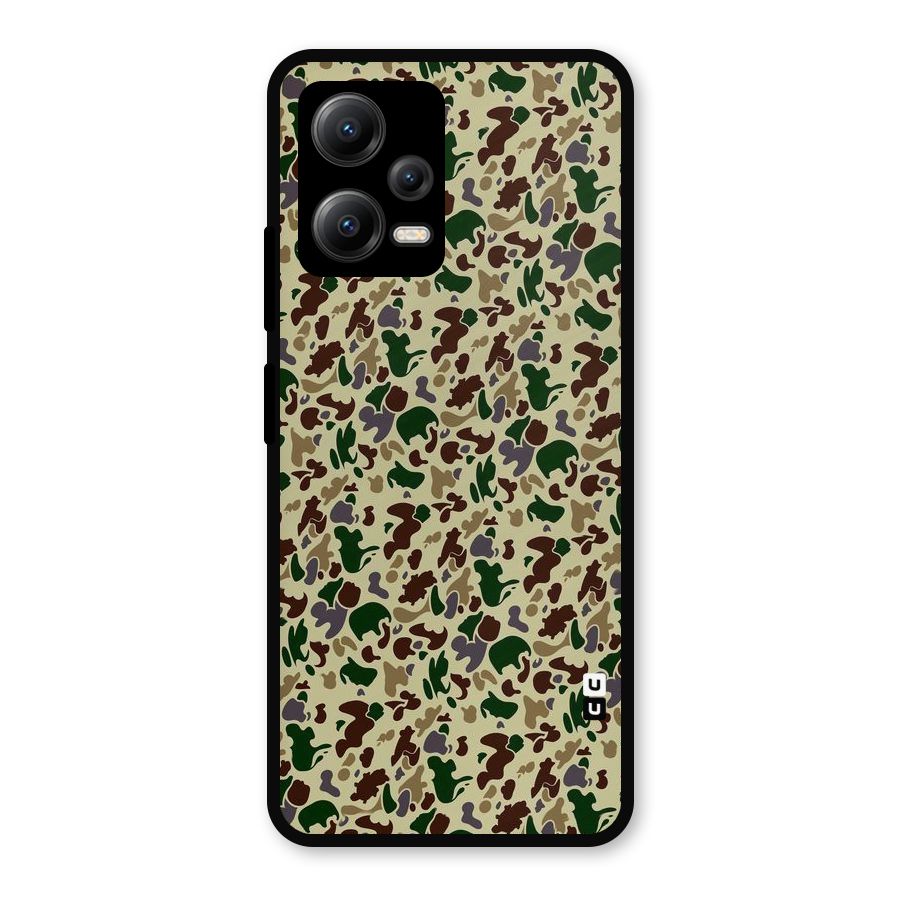 Colored Shapes Metal Back Case for Redmi Note 12 5G