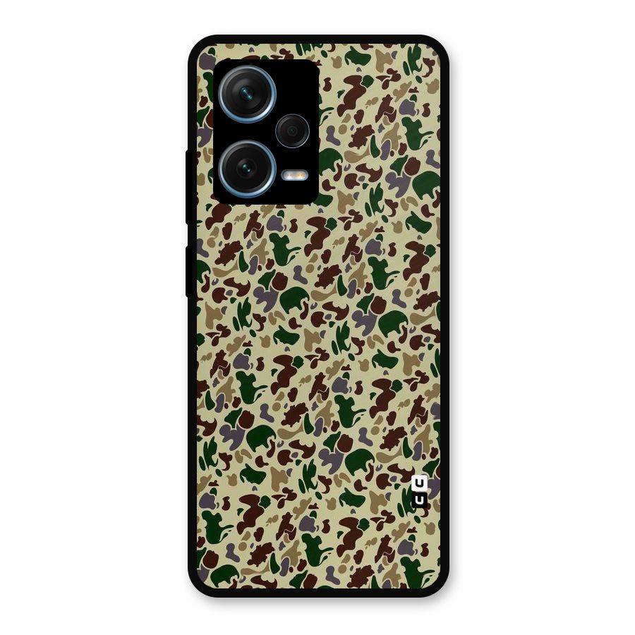Colored Shapes Metal Back Case for Redmi Note 12 Pro Plus 5G