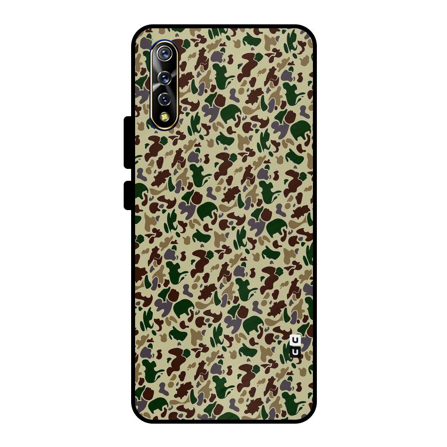 Colored Shapes Metal Back Case for Vivo S1
