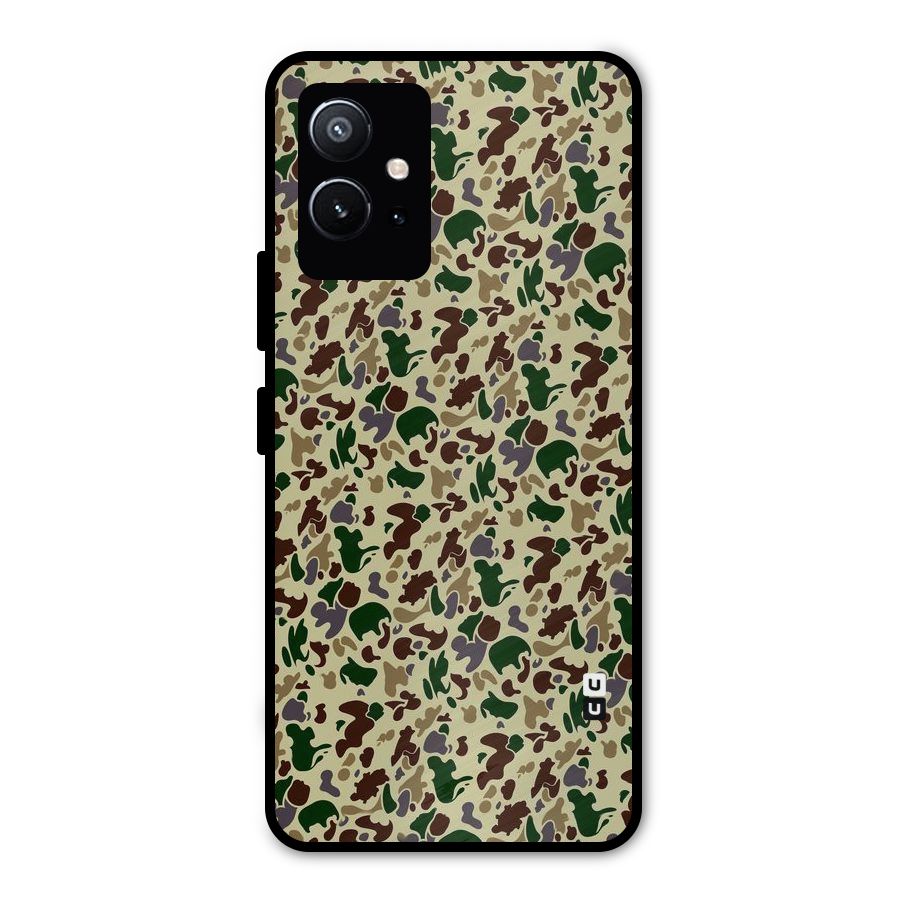 Colored Shapes Metal Back Case for Vivo T1 5G