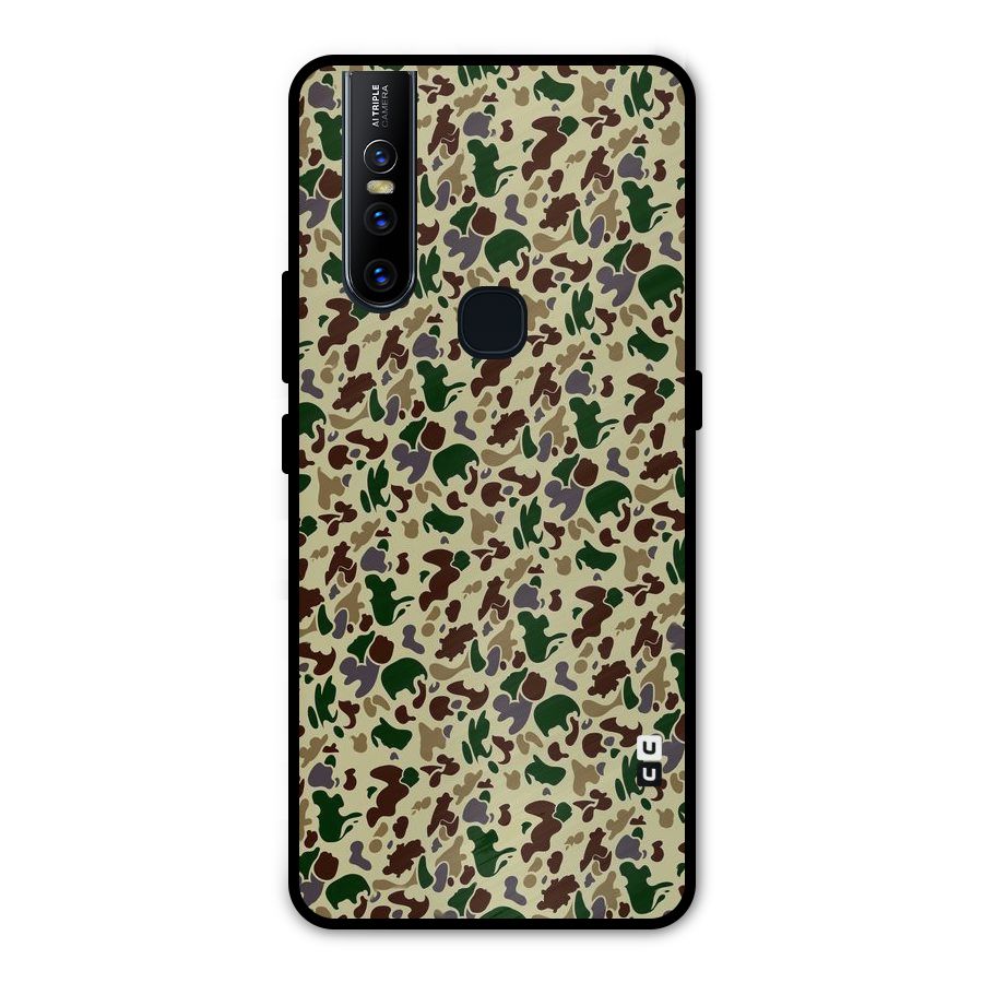 Colored Shapes Metal Back Case for Vivo V15