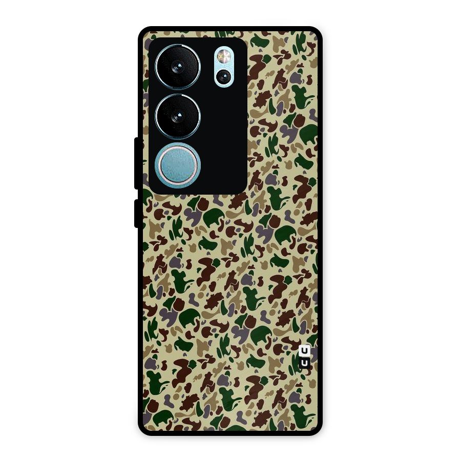 Colored Shapes Metal Back Case for Vivo V29