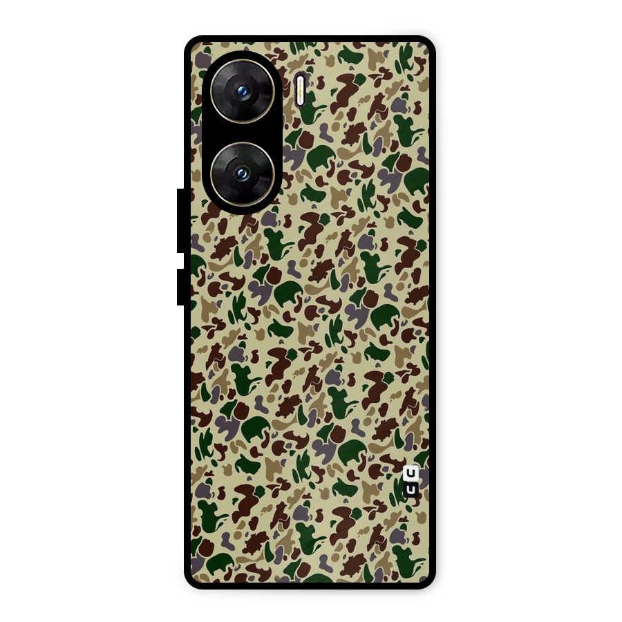 Colored Shapes Metal Back Case for Vivo V29e
