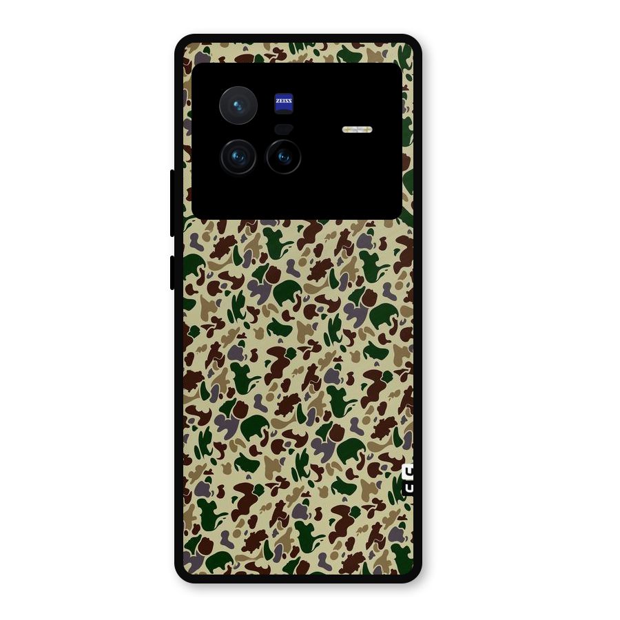 Colored Shapes Metal Back Case for Vivo X80