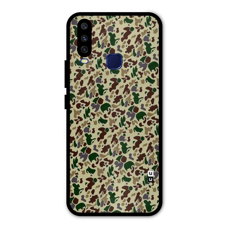 Colored Shapes Metal Back Case for Vivo Y12