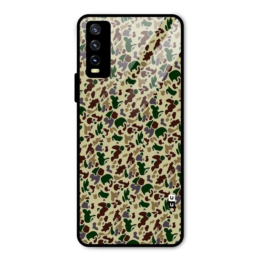 Colored Shapes Metal Back Case for Vivo Y20